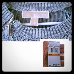 Gray Michael Kors Sweater Small